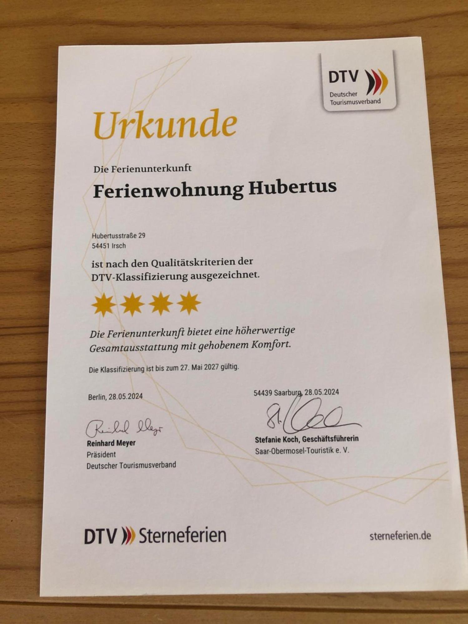 Ferienwohnung Hubertus Irsch Eksteriør billede